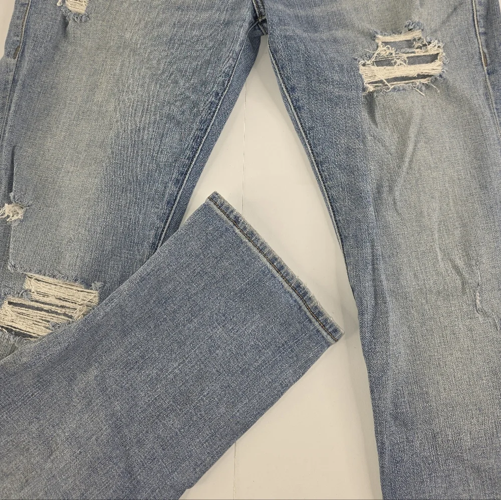 True Religion Men's Distressed Rocco Jeans Relaxed Skinny Size 36 Blue L-3331